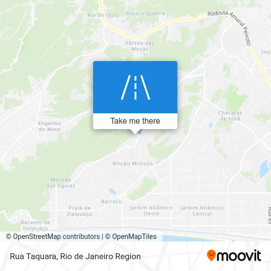 Rua Taquara map