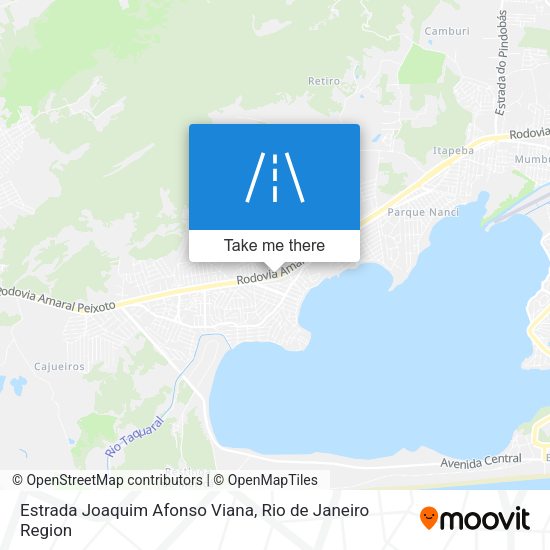 Estrada Joaquim Afonso Viana map