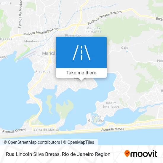 Rua Lincoln Silva Bretas map
