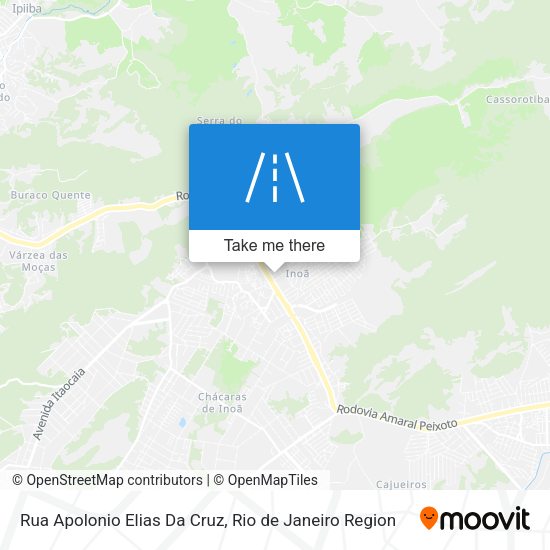 Rua Apolonio Elias Da Cruz map