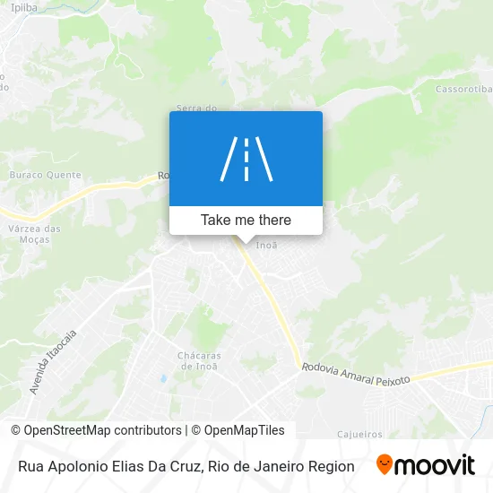 Rua Apolonio Elias Da Cruz map