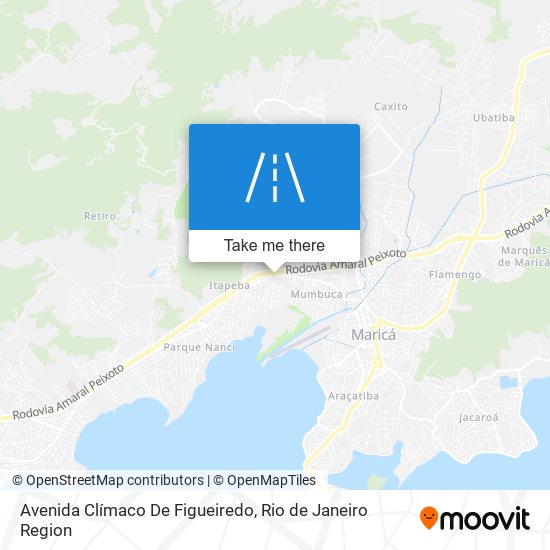 Mapa Avenida Clímaco De Figueiredo