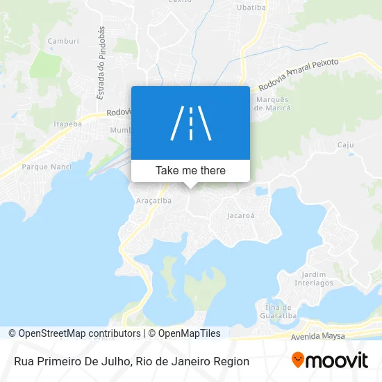 Rua Primeiro De Julho map