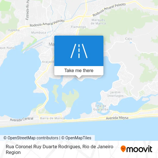 Rua Coronel Ruy Duarte Rodrigues map