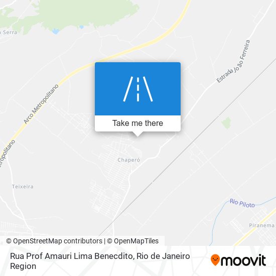 Rua Prof Amauri Lima Benecdito map