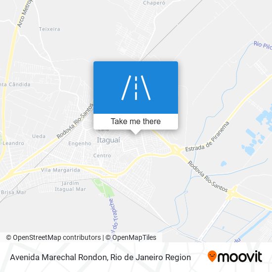 Mapa Avenida Marechal Rondon