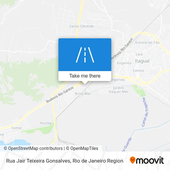 Rua Jair Teixeira Gonsalves map