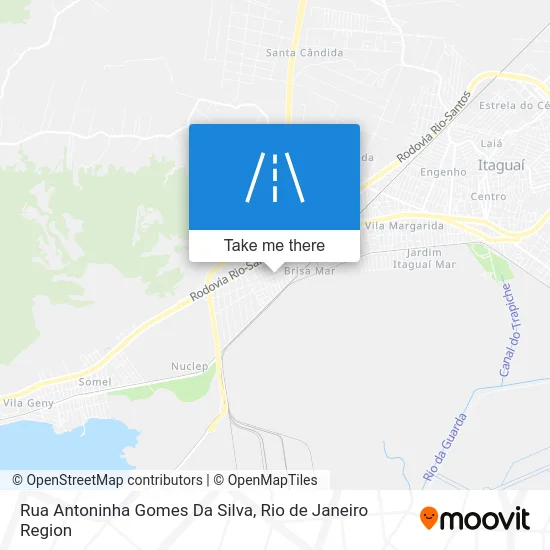 Rua Antoninha Gomes Da Silva map