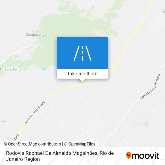 Rodovia Raphael De Almeida Magalhães map