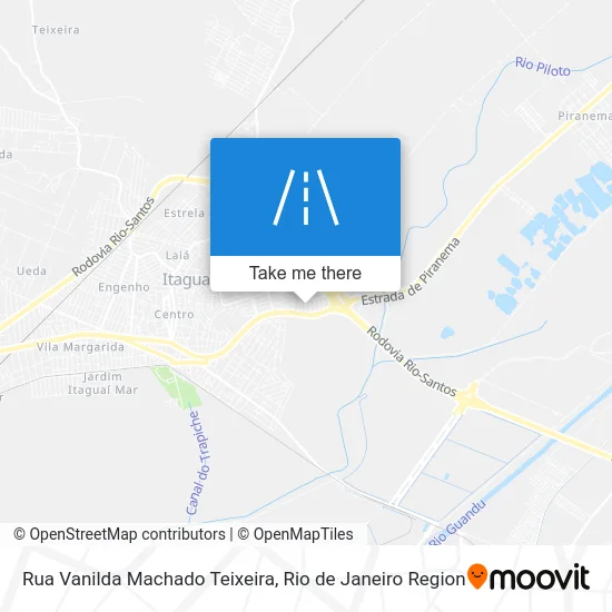 Rua Vanilda Machado Teixeira map