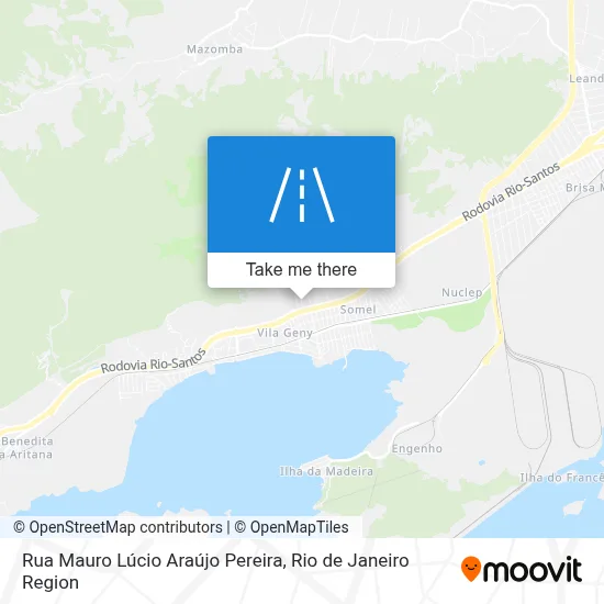 Rua Mauro Lúcio Araújo Pereira map