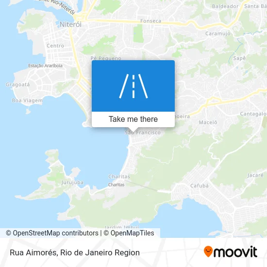 Rua Aimorés map