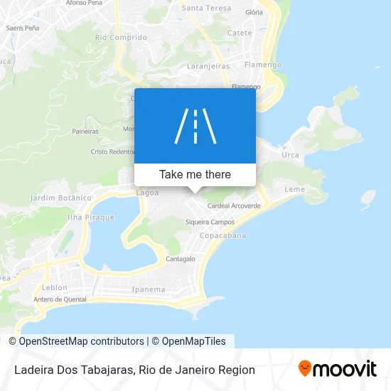 Ladeira Dos Tabajaras map