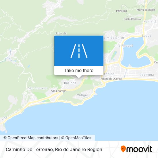 Caminho Do Terreirão map
