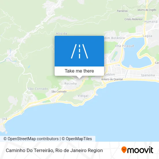Caminho Do Terreirão map