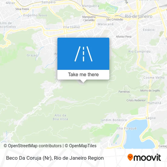 Beco Da Coruja (Nr) map