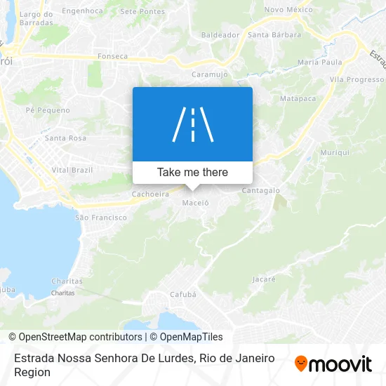 Estrada Nossa Senhora De Lurdes map