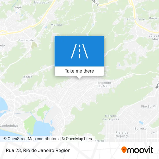 Rua 23 map