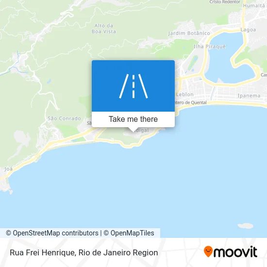 Rua Frei Henrique map