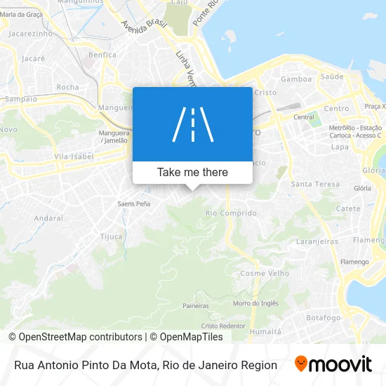 Rua Antonio Pinto Da Mota map
