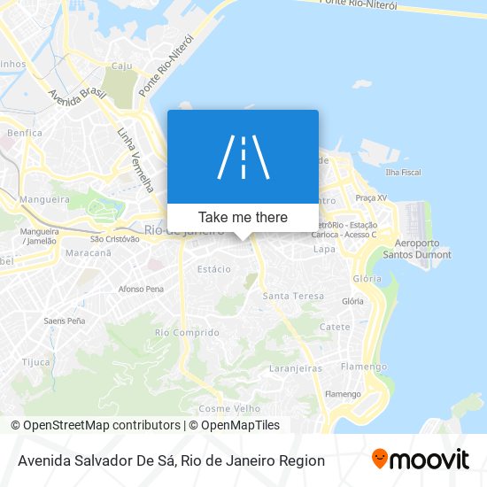 Mapa Avenida Salvador De Sá