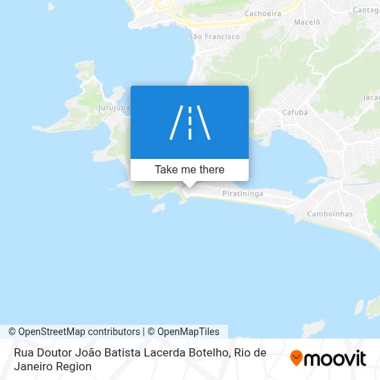 Rua Doutor João Batista Lacerda Botelho map