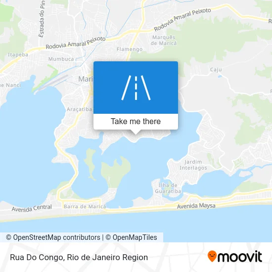 Rua Do Congo map