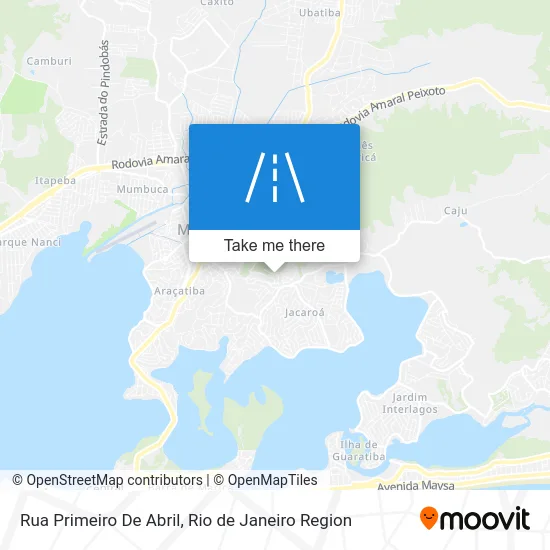 Rua Primeiro De Abril map