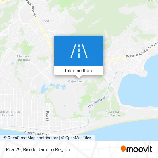 Rua 29 map