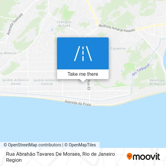 Rua Abrahão Tavares De Moraes map