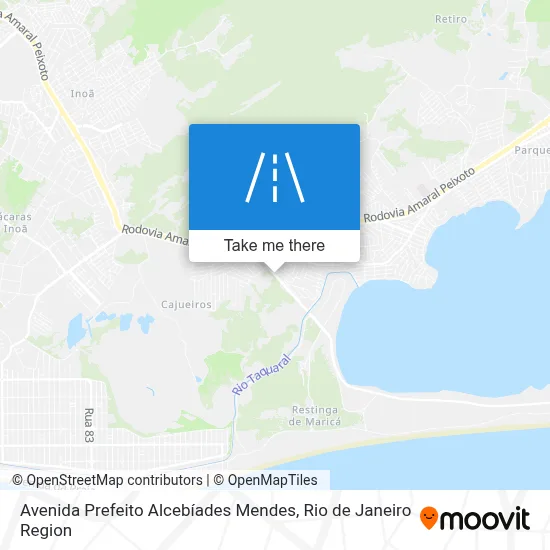 Avenida Prefeito Alcebíades Mendes map