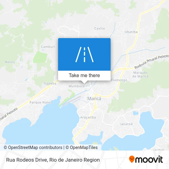 Rua Rodeos Drive map