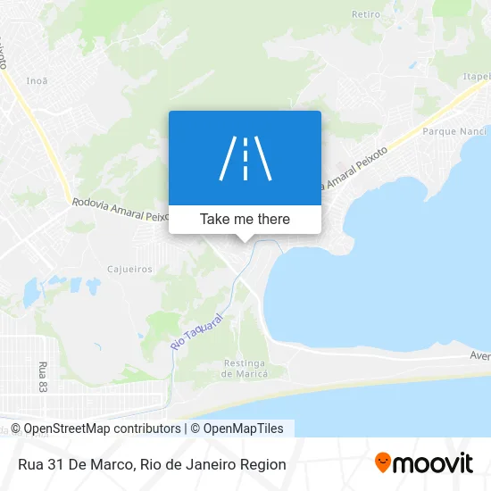 Rua 31 De Marco map