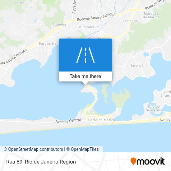 Rua 89 map