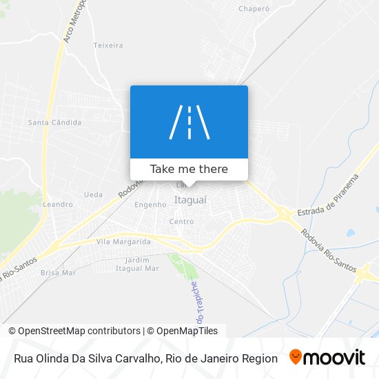 Mapa Rua Olinda Da Silva Carvalho