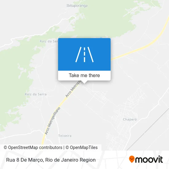Rua 8 De Março map