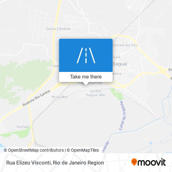 Mapa Rua Elizeu Visconti