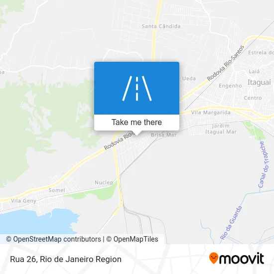Rua 26 map