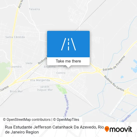 Rua Estudante Jefferson Catanhaok Da Azevedo map