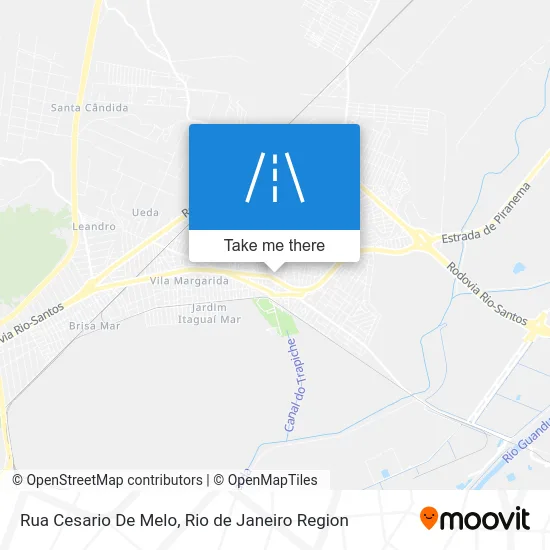Rua Cesario De Melo map