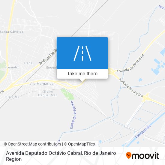 Mapa Avenida Deputado Octávio Cabral