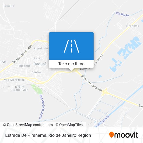 Estrada De Piranema map