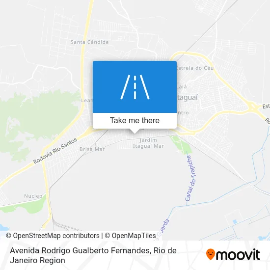 Avenida Rodrigo Gualberto Fernandes map