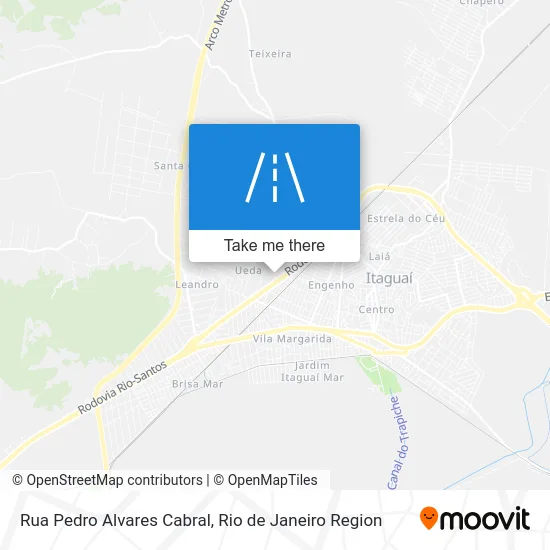 Rua Pedro Alvares Cabral map