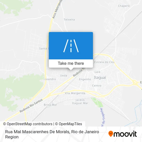 Rua Mal Mascarenhes De Morals map