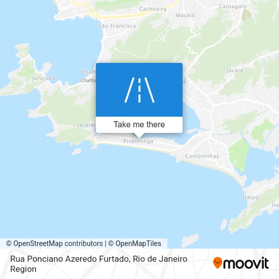 Rua Ponciano Azeredo Furtado map