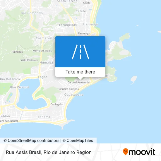 Rua Assis Brasil map