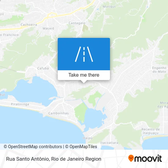 Rua Santo Antônio map