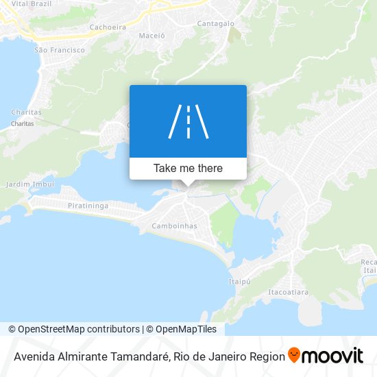 Mapa Avenida Almirante Tamandaré