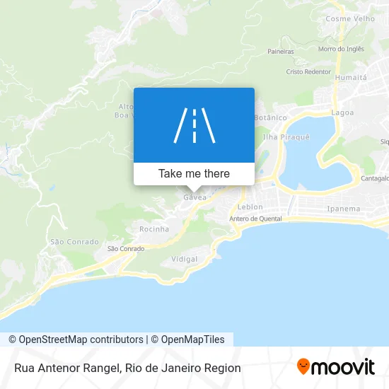 Rua Antenor Rangel map